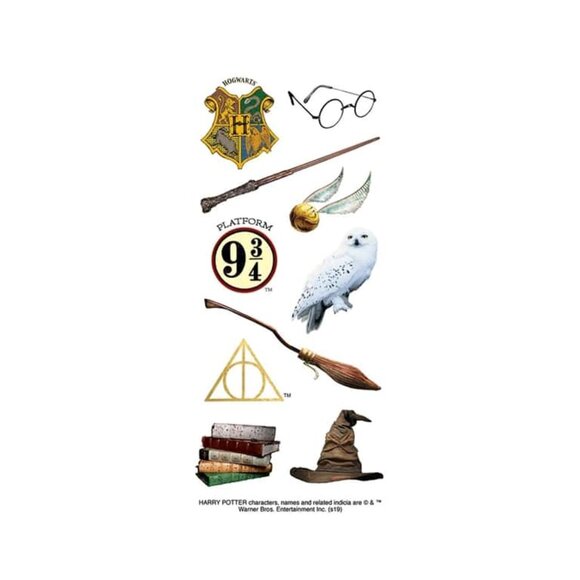 Harry Potter Slytherin Hardcover Journal and Pen with Icon Stickers 3 Pack Set - Picture 10 of 10